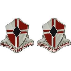 92nd Engineer Battalion Unit Crest (Gloria Ad Caput Venire)
